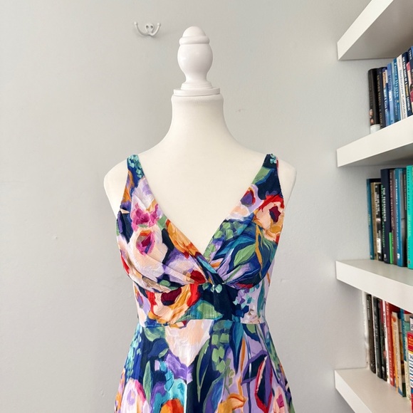 Jams World Lilac Pink Dewberry Midi Sundress Small - Picture 2 of 12